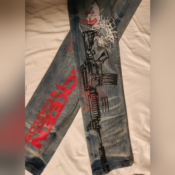 Mackeen men's skinny jeans - Picture 2 of 8